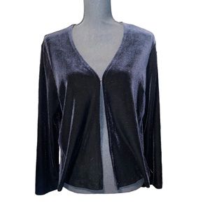 New York & Co Velvet Blazer sz L